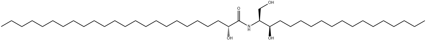 化合物 C24 (2'(R)-HYDROXY) DIHYDRO CERAMIDE (D18:0/24:0) 结构式