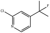 2-氯-4-(2-氟丙烷-2-基)吡啶 结构式