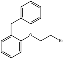 Benzene, 1-(2-bromoethoxy)-2-(phenylmethyl)- 结构式