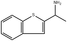 1-(1-benzothiophen-2-yl)ethan-1-amine 结构式