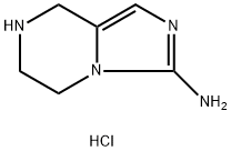 5,6,7,8-四氢咪唑并[1,5-A]吡嗪-3-胺二盐酸盐 结构式
