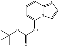 tert-butyl N-(imidazo[1,2-a]pyridin-5-yl)carbamate 结构式