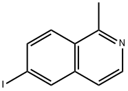 6-碘-1-甲基异喹啉 结构式