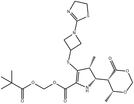 泰比培南匹酯杂质P6 结构式