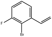 Benzene, 2-bromo-1-ethenyl-3-fluoro- 结构式