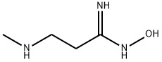 Propanimidamide, N-hydroxy-3-(methylamino)- 结构式