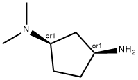 REL-(1R,3S)-N1,N1-二甲基环戊烷-1,3-二胺 结构式