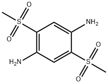 2,5-二(甲磺酰基)-1,4-苯二胺 结构式