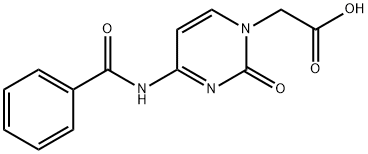 1(2H)-Pyrimidineacetic acid, 4-(benzoylamino)-2-oxo- 结构式