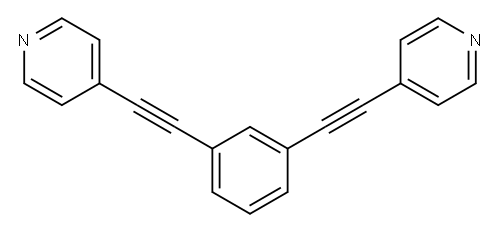 PYRIDINE, 4,4'-(1,3-PHENYLENEDI-2,1-ETHYNEDIYL)BIS- 结构式
