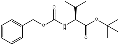L-Valine, N-[(phenylmethoxy)carbonyl]-, 1,1-dimethylethyl ester 结构式