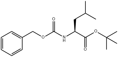 L-Leucine, N-[(phenylmethoxy)carbonyl]-, 1,1-dimethylethyl ester 结构式