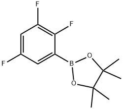 2,3,5-三氟苯硼酸频哪醇酯 结构式