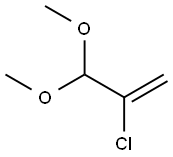 1-Propene, 2-chloro-3,3-dimethoxy- 结构式