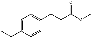 methyl 3-(4-ethylphenyl)propanoate 结构式