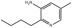 3-Pyridinamine, 2-butyl-5-methyl- 结构式