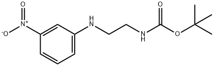 tert-butyl (2-((3-nitrophenyl)amino)ethyl)carbamate 结构式