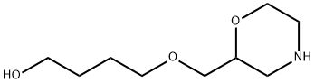 1-Butanol, 4-(2-morpholinylmethoxy)- 结构式