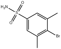 Benzenesulfonamide, 4-bromo-3,5-dimethyl- 结构式