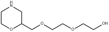 Ethanol,2-[2-(2-morpholinylmethoxy)ethoxy]- 结构式