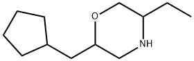 Morpholine, 2-(cyclopentylmethyl)-5-ethyl- 结构式