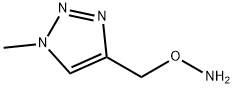 O-((1-甲基-1H-1,2,3-三唑-4-基)甲基)羟胺 结构式