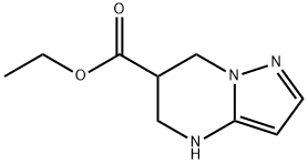 4,5,6,7-四氢吡唑并[1,5-A]嘧啶-6-羧酸乙酯 结构式