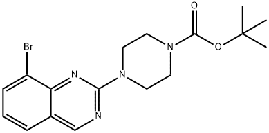 1-Piperazinecarboxylic acid, 4-(8-bromo-2-quinazolinyl)-, 1,1-dimethylethyl ester