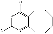 2,4-二氯-5,6,7,8,9,10-六氢环辛并[D]嘧啶 结构式