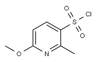 6-甲氧基-2-甲基吡啶-3-磺酰氯 结构式
