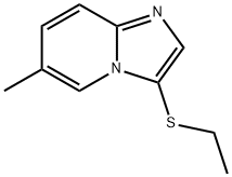 3-(乙硫基)-6-甲基咪唑并[1,2-A]吡啶 结构式