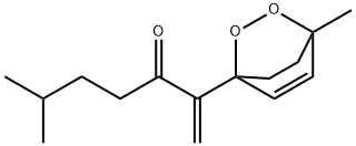 1,4-Epidioxybisabola-2,10-dien-9-one 结构式