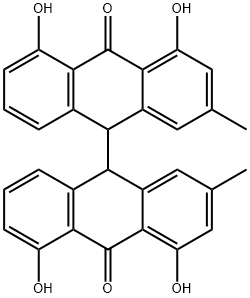 chrysophanol-10,10'-bianthrone 结构式