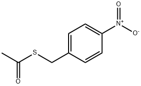 Ethanethioic acid, S-[(4-nitrophenyl)methyl] ester 结构式