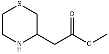 3-Thiomorpholineacetic acid, methyl ester 结构式