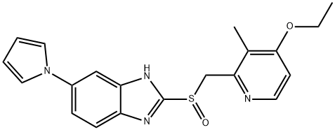 艾普拉唑杂质33 结构式