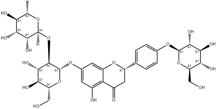 Naringin 4'-glucoside 结构式