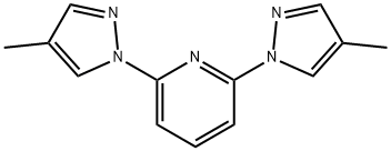 2,6-双(4-甲基-1H-吡唑-1-基)吡啶 结构式