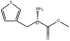 METHYL(2S)-2-AMINO-3-(THIOPHEN-3-YL)PROPANOATE 结构式