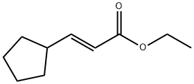 (E)-乙基 3-环戊基丙烯酰基酯 结构式