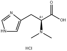 L-Histidine, N,N-dimethyl-, hydrochloride (1:1) 结构式