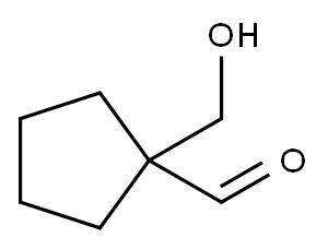 Cyclopentanecarboxaldehyde, 1-(hydroxymethyl)- 结构式