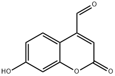 7-羟基-2-氧代-2H-色烯-4-甲醛 结构式