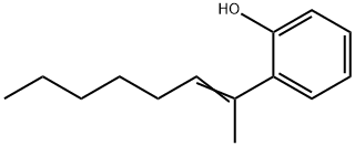 Phenol, 2-(1-methyl-1-hepten-1-yl)- 结构式