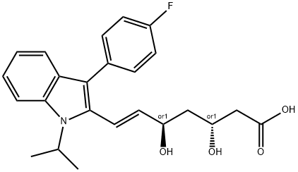 氟伐他汀EP杂质A 结构式