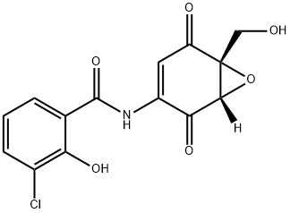 环氧醌霉素 A 结构式