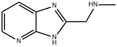 3H-Imidazo[4,5-b]pyridine-2-methanamine, N-methyl- 结构式