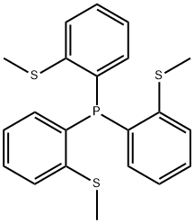 tris(o-methylthiophenyl)phosphine 结构式