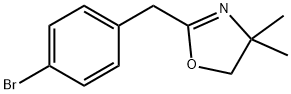 2-[(4-Bromophenyl)methyl]-4,5-dihydro-4,4-dimethyloxazole 结构式