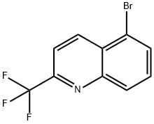 5-溴-2-(三氟甲基)喹啉 结构式